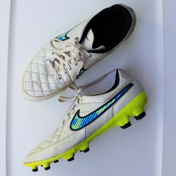 white tiempo cleats